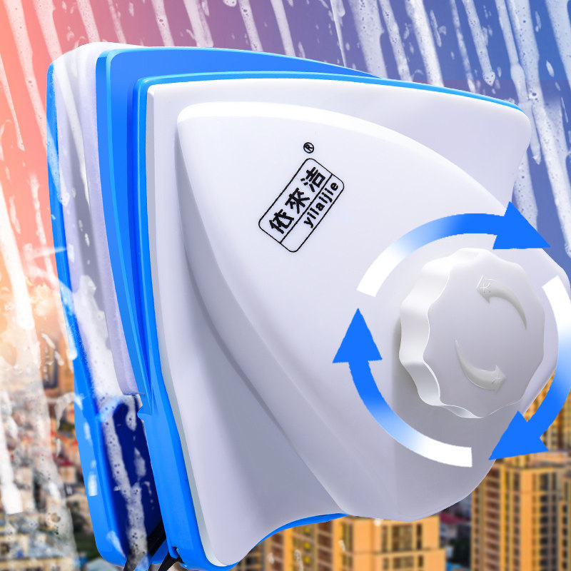 擦玻璃神器家用双面擦高楼双层搽窗户器清洗三层厚工具刷强磁中空