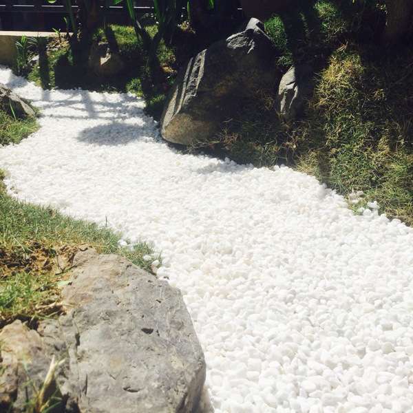 白石子 雪花白天然白色鹅卵石石头南京雨花石园林园艺造景装饰