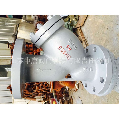 GL41H-64C铸钢中压压Y型过滤器 SY4P法兰过滤器 导热油过滤器 WCB