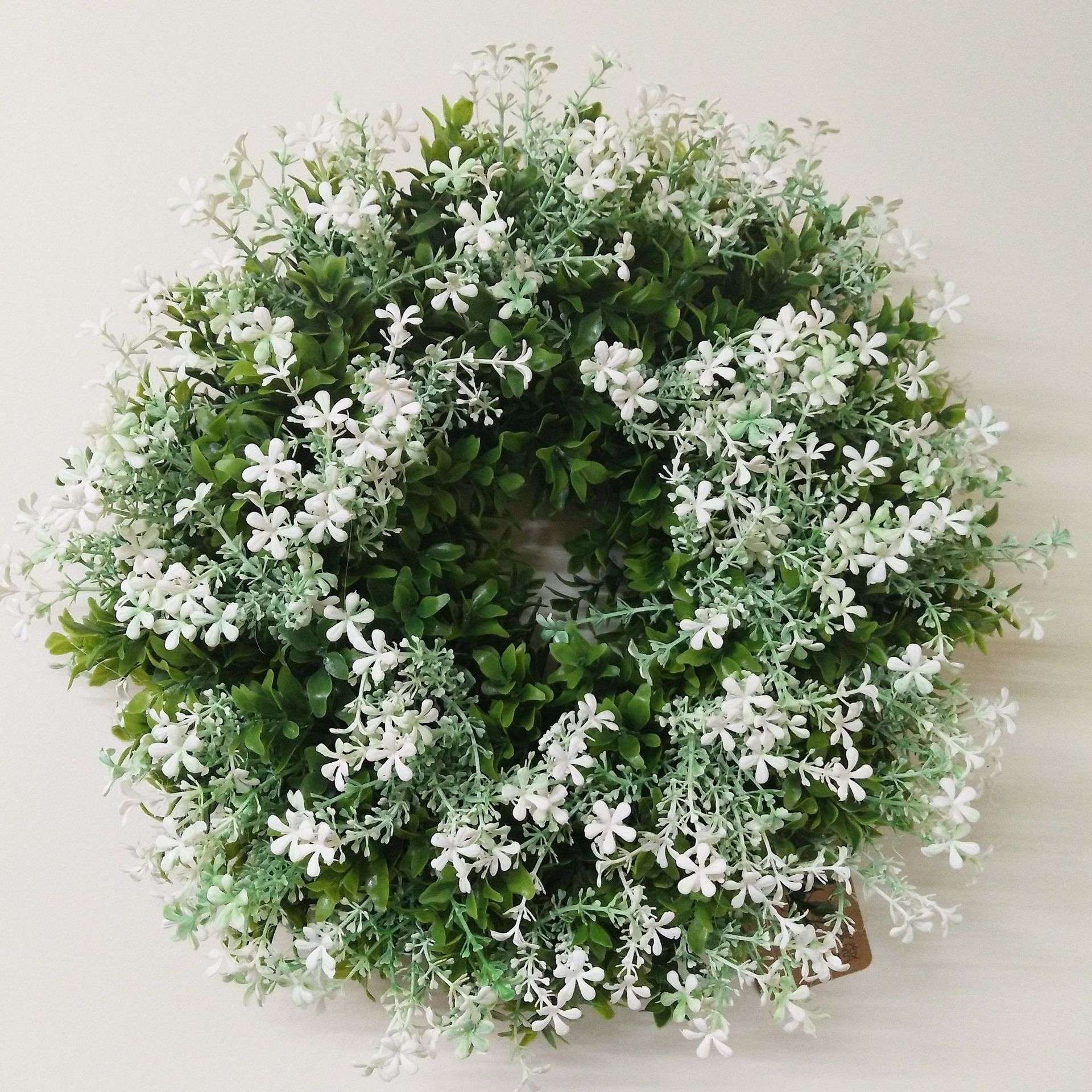 圣诞仿真植物小壁挂花环仿真小草壁挂花环 家装家饰 网红小店装饰