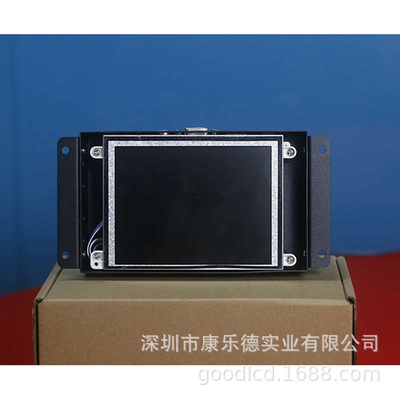 固显5寸工业显示器lcd液晶屏嵌入式工控机挂式电阻触摸屏串口屏