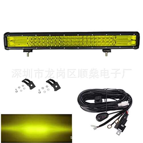 汽车LED长条灯 light bar 22英寸288W 越野挖掘机 探照叉车工作灯