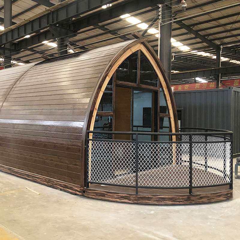 木屋组合木房子户外移动民宿厂家大型防腐木别墅装配式小屋成品房