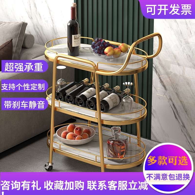 手推餐车商用餐厅移动酒店家用轮子超静音网红火锅店小推车收餐车