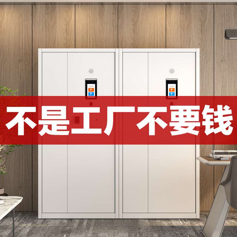 人脸识别智能电子保密柜密码锁文件柜铁皮储物柜资料档案寄存柜子