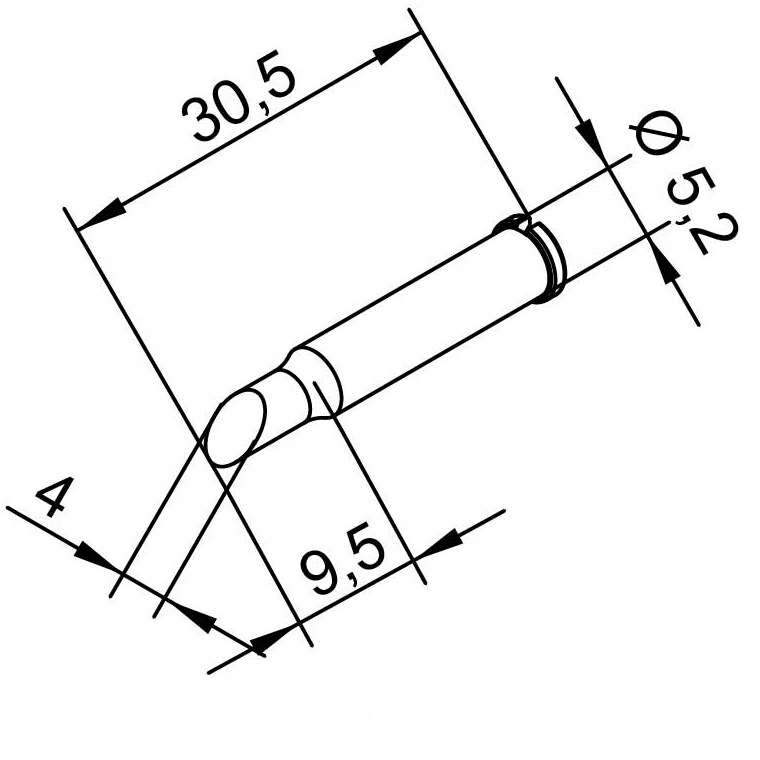 德国ERSA 0102ADHLF40 马蹄形烙铁头 0102ADHLF4.0