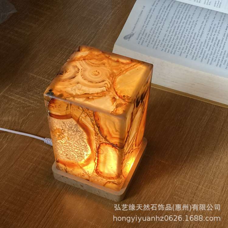 货源白水晶台灯阅读小夜灯床头灯酒吧气氛摆饰灯水晶摆件现代简约