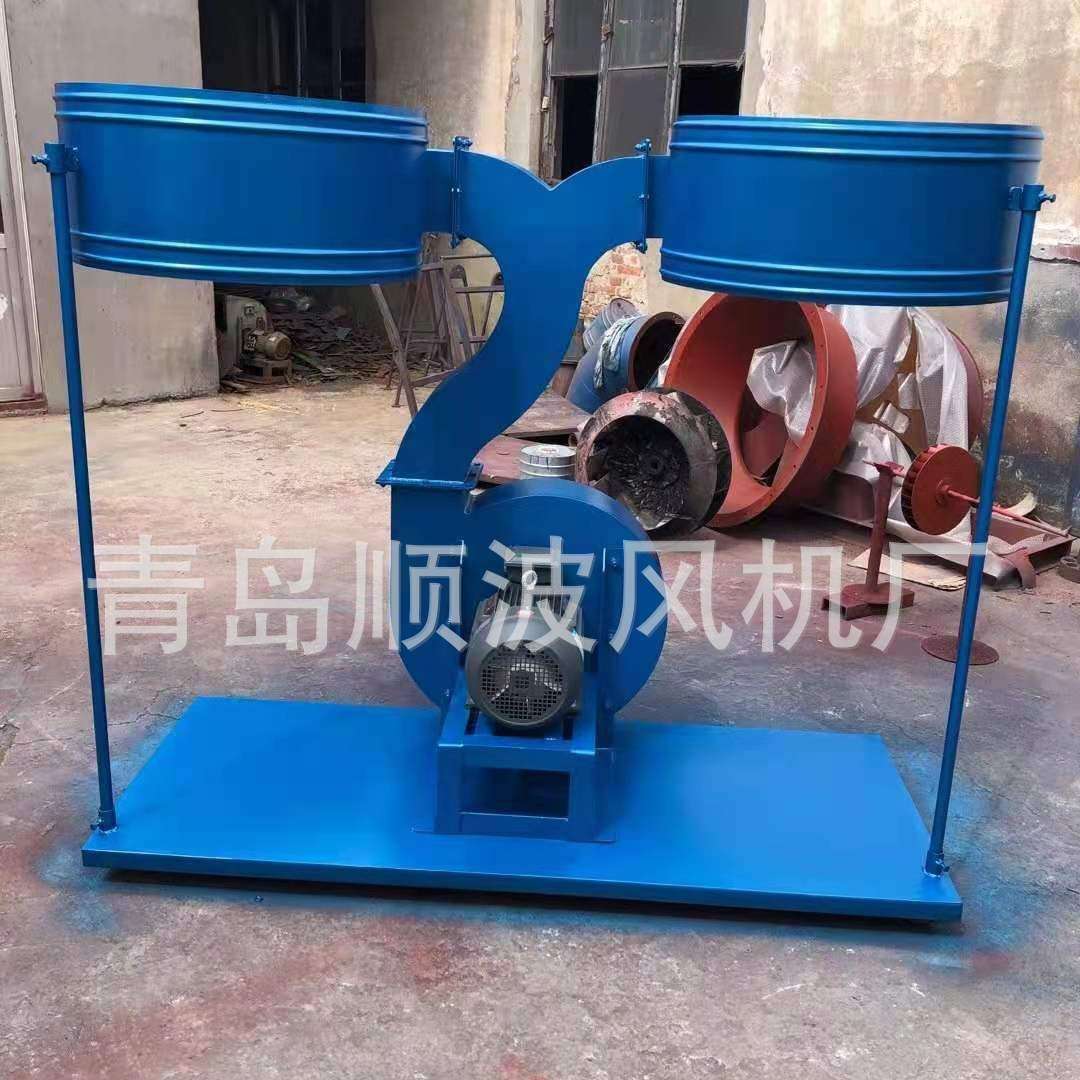 潍坊木业使用  双筒布袋风机 木工旋风除尘器 木工机械风机图片