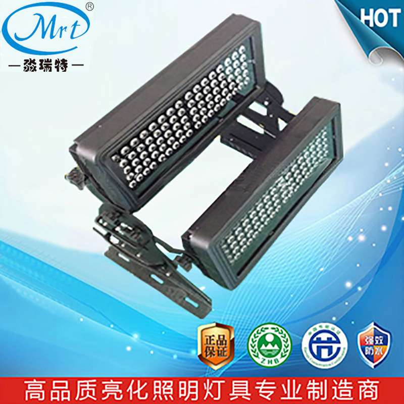 LED单色RGBW内外遥控舞台桥梁大型雕塑广告牌投光投射灯216*3W