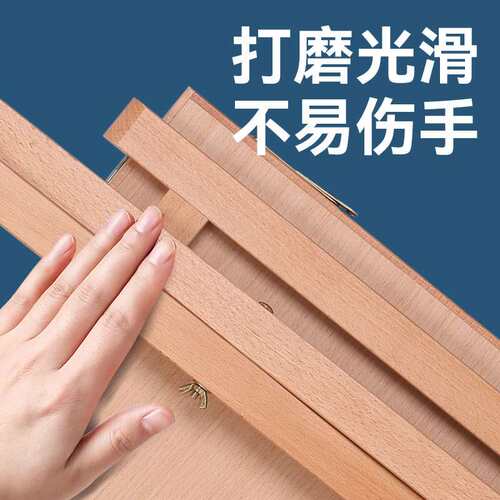 美术写生静物台可升降折叠石膏像摆放台教室实木榉木制素描静物桌