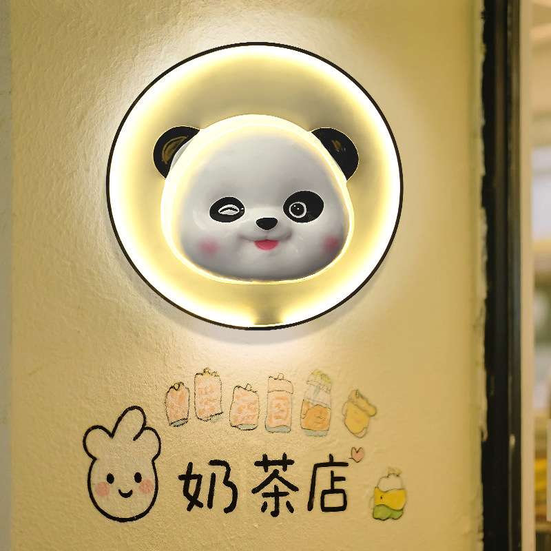 餐厅仿真小龙虾螃蟹墙面壁挂装饰品门头招牌创意发光动物水果雕塑