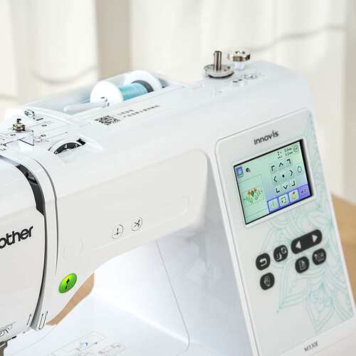 兄弟NV18E新M330E电脑家用绣花机全自动刺绣商用小型绣字绣花设备