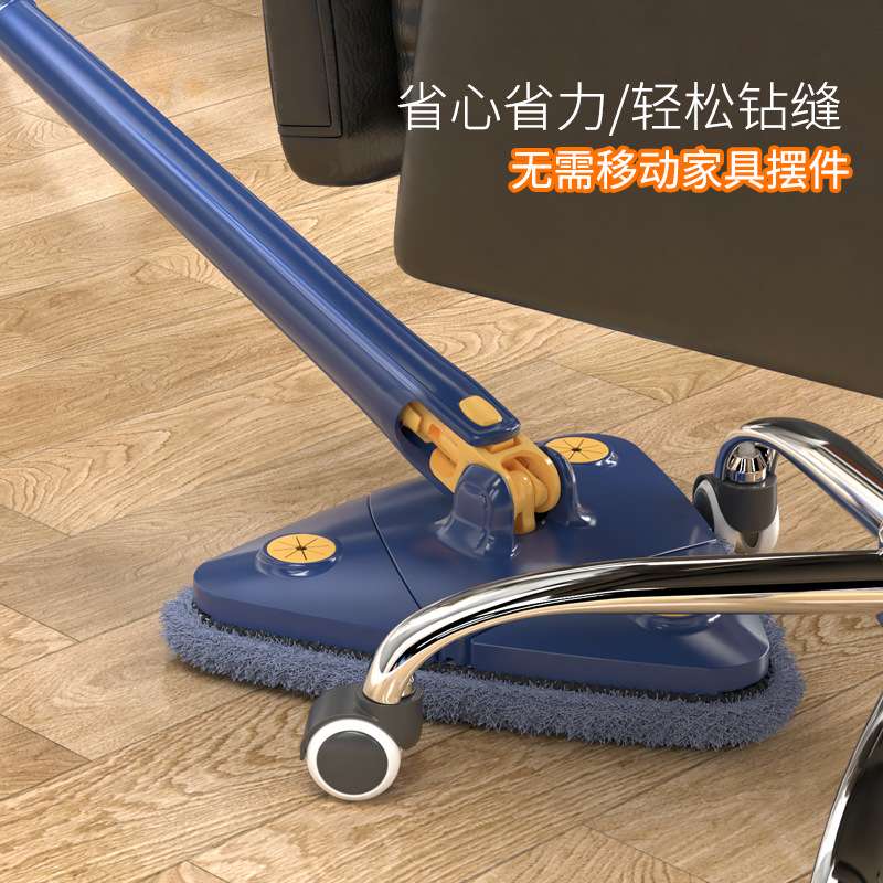 三角拖把家用清洁擦玻璃窗神器天花板墙壁瓷砖免手洗一拖自拧水净