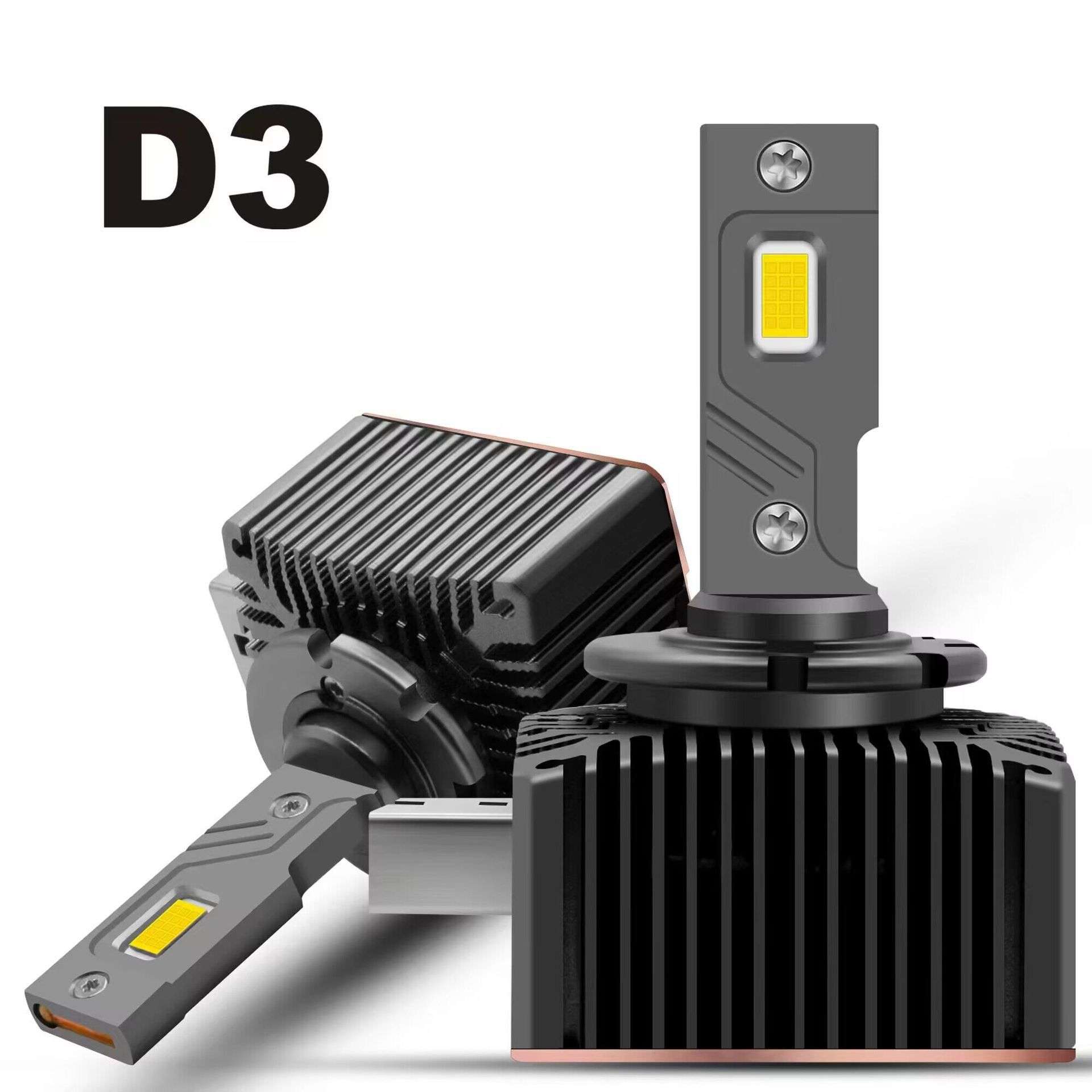 外贸热销款LED铜管D1SD2SD3SD4SD5SD8S大灯55W内置驱动直插款系列