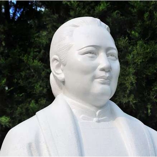 石雕宋庆龄雕塑像现代名人大理石汉白玉校园户外公园广场落地摆件