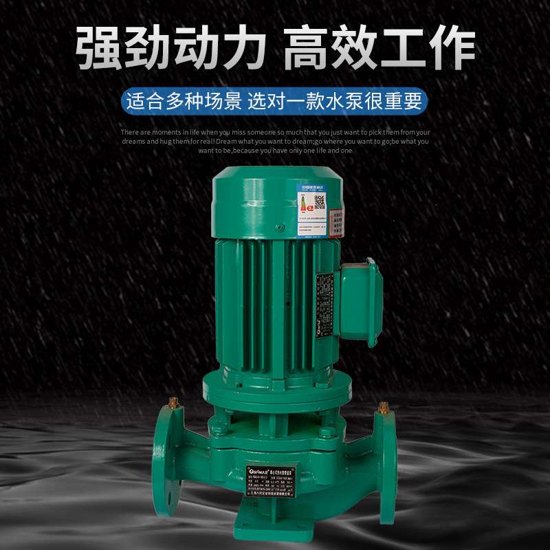 上海人民管道泵离心泵循环泵三相增压泵自吸泵不锈钢泵头抽水泵
