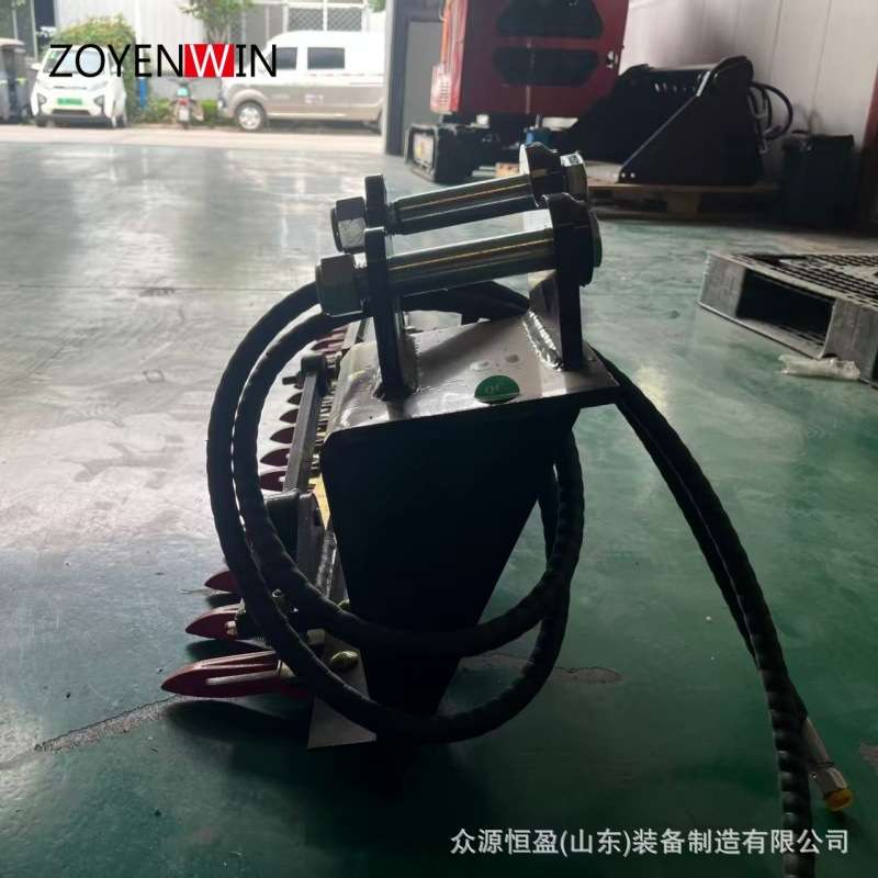 挖掘机加装折叠修剪机 大型绿篱高枝修剪设备 沙棘核桃树灌木裁剪