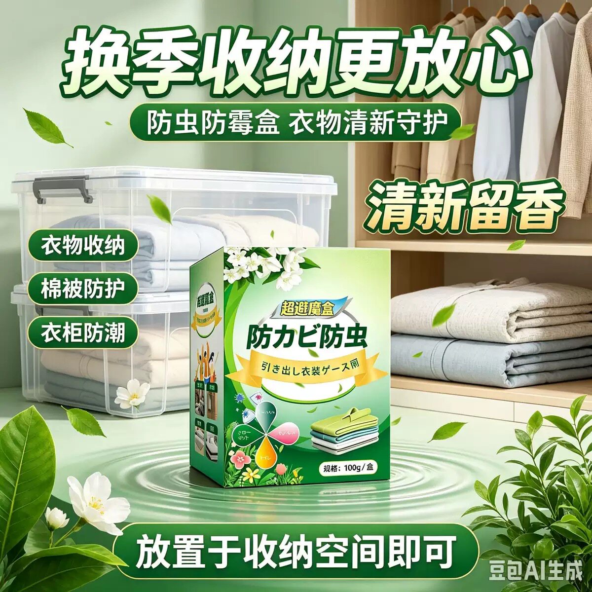 【下单立减50】衣柜清新香包衣物防潮香氛包卧室衣橱持久留香WZ
