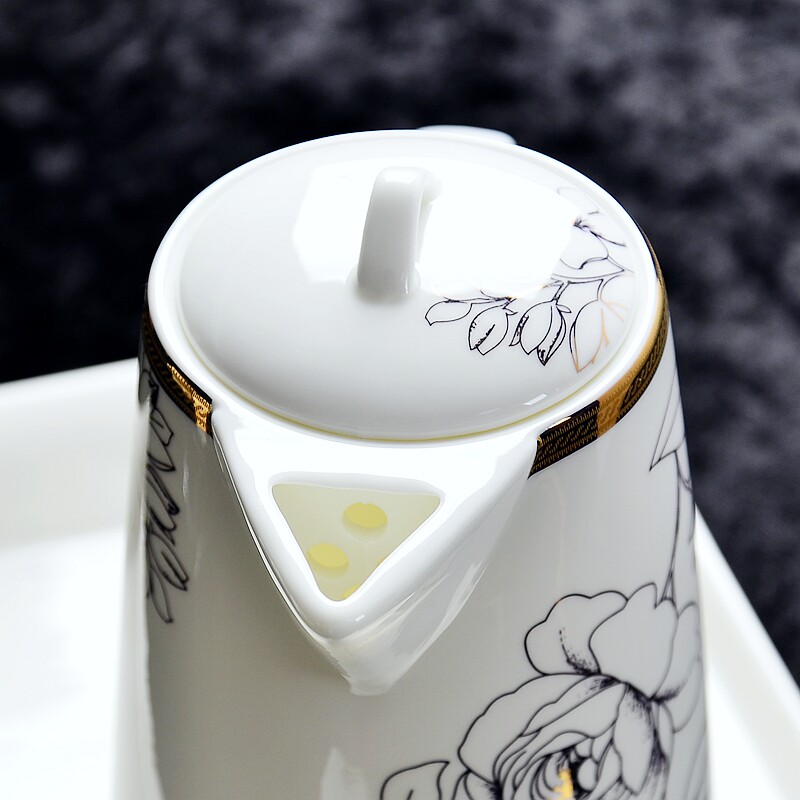 陶瓷茶具茶杯套装家用水杯杯具客厅北欧式茶壶杯子整套杯简约水具
