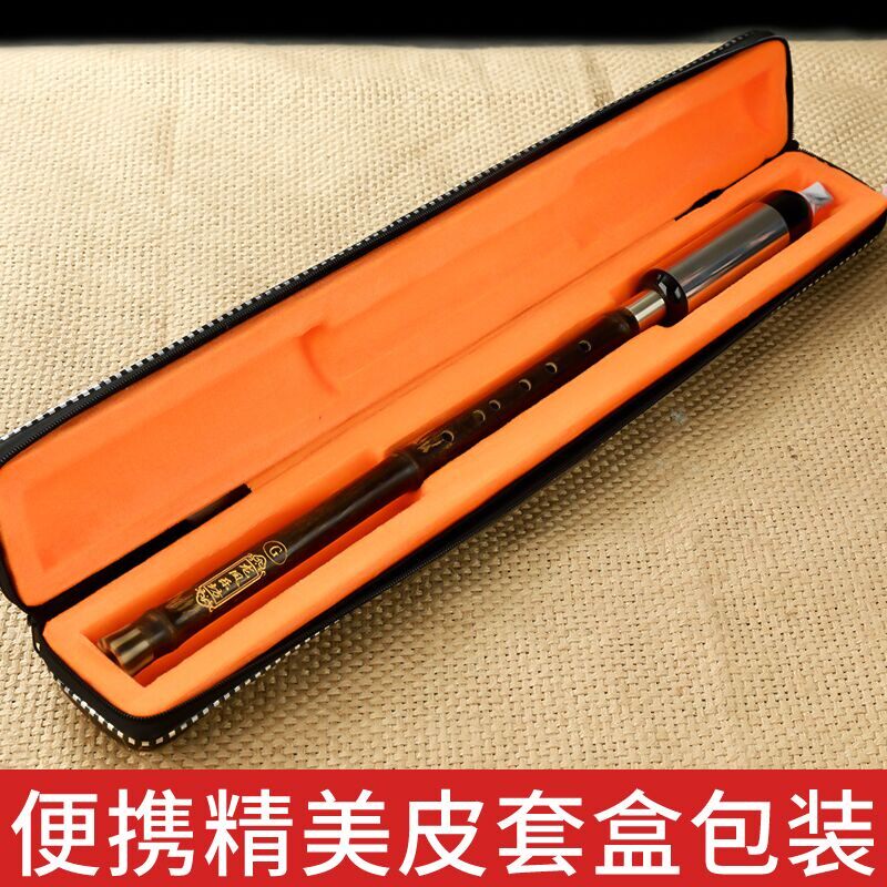 云南葫芦丝乐器初学免邮演奏型紫竹竖吹巴乌F/G调包邮送皮盒