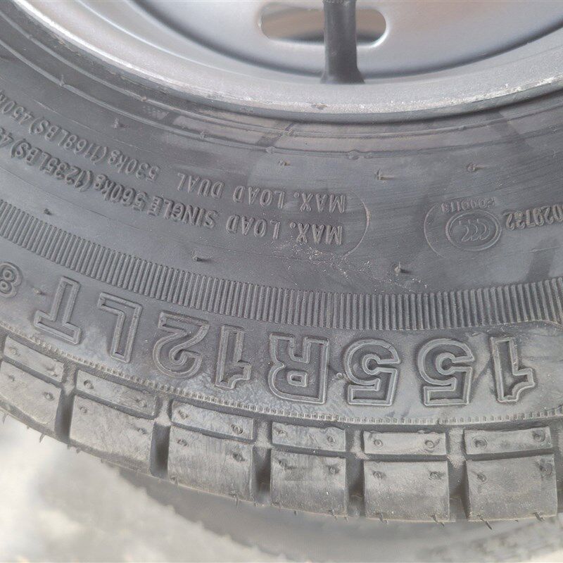 155R12轮胎三轮车轮胎加钢圈155-12面包车轮胎改装车用轮胎
