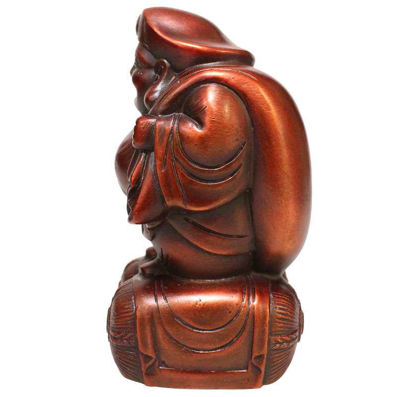 厂家现货铜精工大黑天 大黑天财神喜神摆件 铜财神金属工艺品