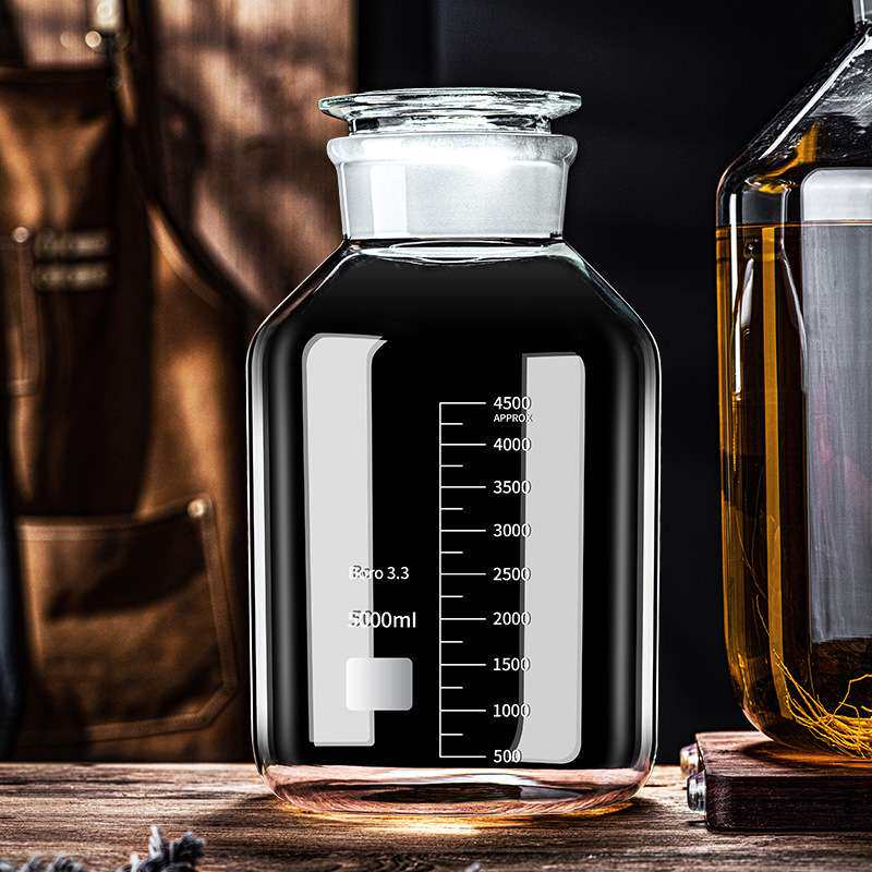 新品泡酒玻璃瓶专用酒瓶存酒罐装酒器皿酒坛子容器加厚高档密封酿