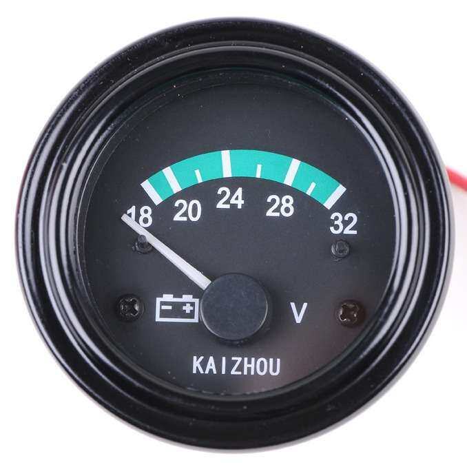 凯舟 供应工程机械仪表电压表油量表水温表油压表 12v/24V