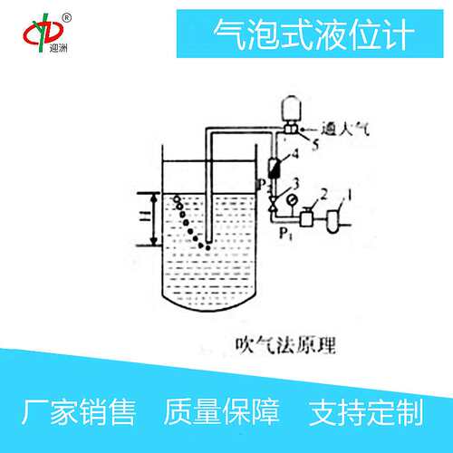 迎洲牌YZ气泡式液位计可定 制液位监测装置厂家销WXYZ吹气式液位