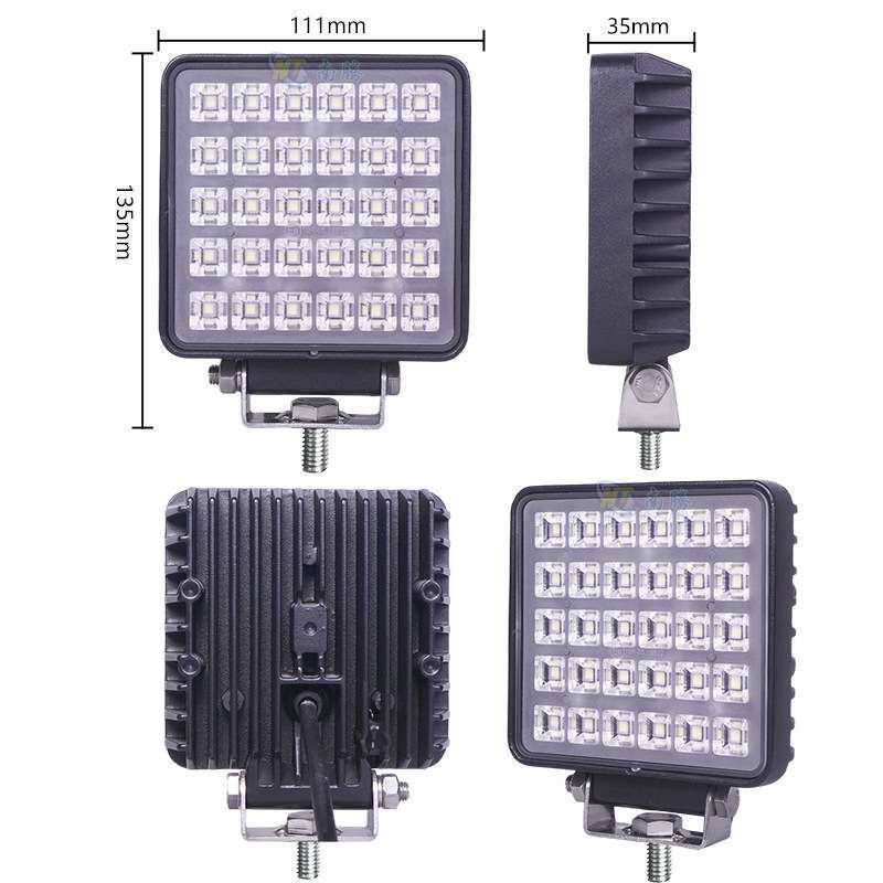 LED散光叉车灯具外壳工程车灯外壳汽车工作灯外壳车灯外壳套件