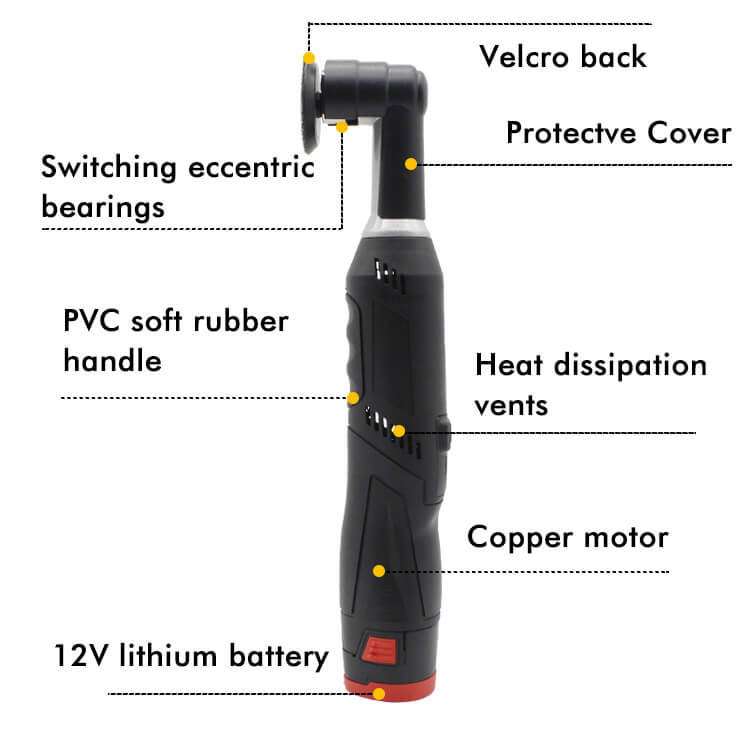 外贸出口汽车抛光打蜡封釉机点抛电磨机 Car Detailing Polisher
