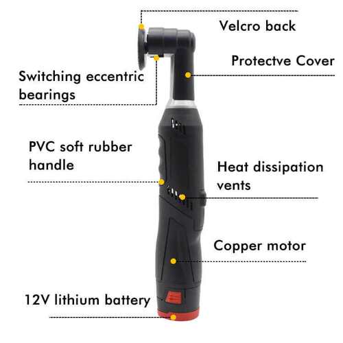 外贸出口汽车抛光打蜡封釉机点抛电磨机 Car Detailing Polisher