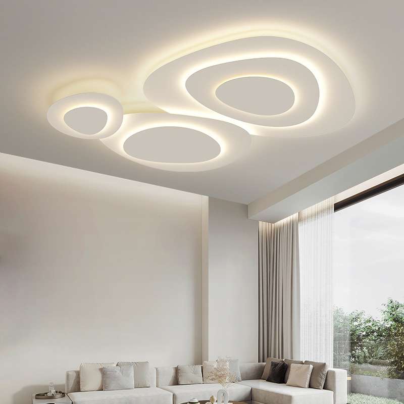 客厅led灯具简约现代吸顶灯室内大厅灯创意造型家装灯具组合套餐