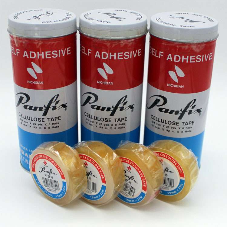 罐装PANFIX不费时胶带423玻璃胶粘带19mm*36y文具办公透明胶