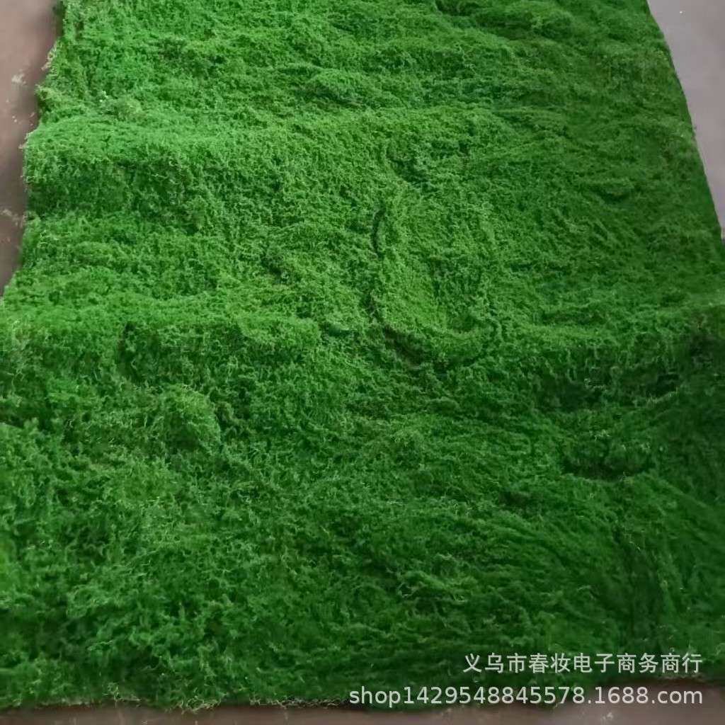 曲丝棉底草坪假苔藓室内景观苔藓草皮场景橱窗造景苔藓微景观摆件