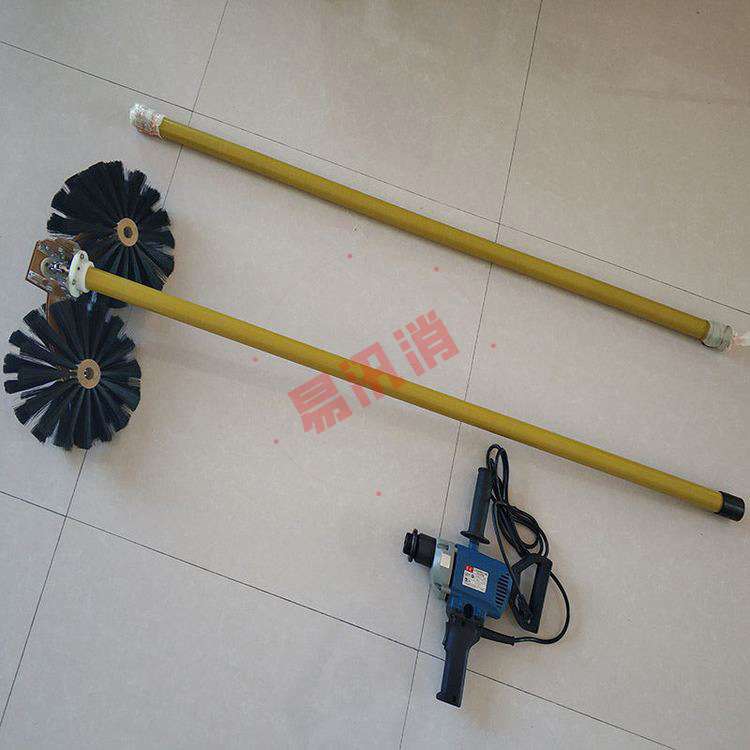 电动清扫器旋转式绝缘子清扫刷电工清扫工具配电线路变压器清洁刷