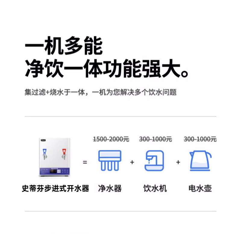 史蒂芬Stevison YT-20(GY)壁挂开水器12/20L爱惠浦过滤器一开一净