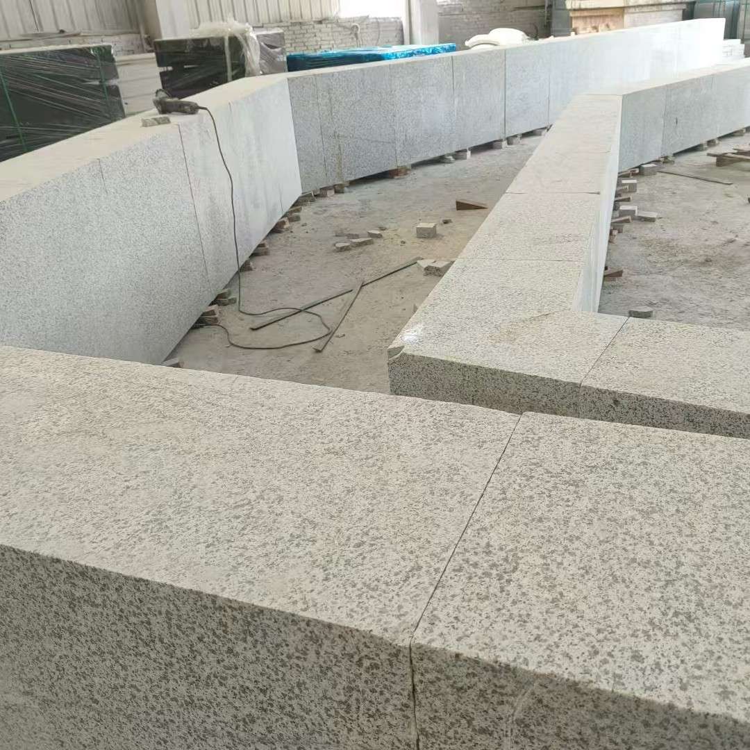 庭院别墅室外花岗岩石凳石长凳 天然大理石石凳子户外花园长条石