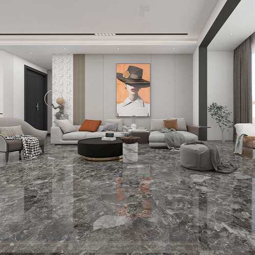 600*1200mm dark glazed porcelain polished mable floor tiles