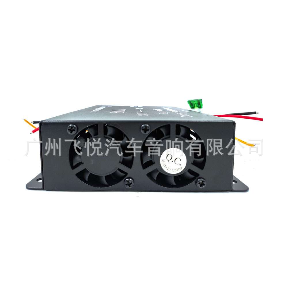 车载转换器火车客车24V转12V电源转换器音响导航改装双风扇60A
