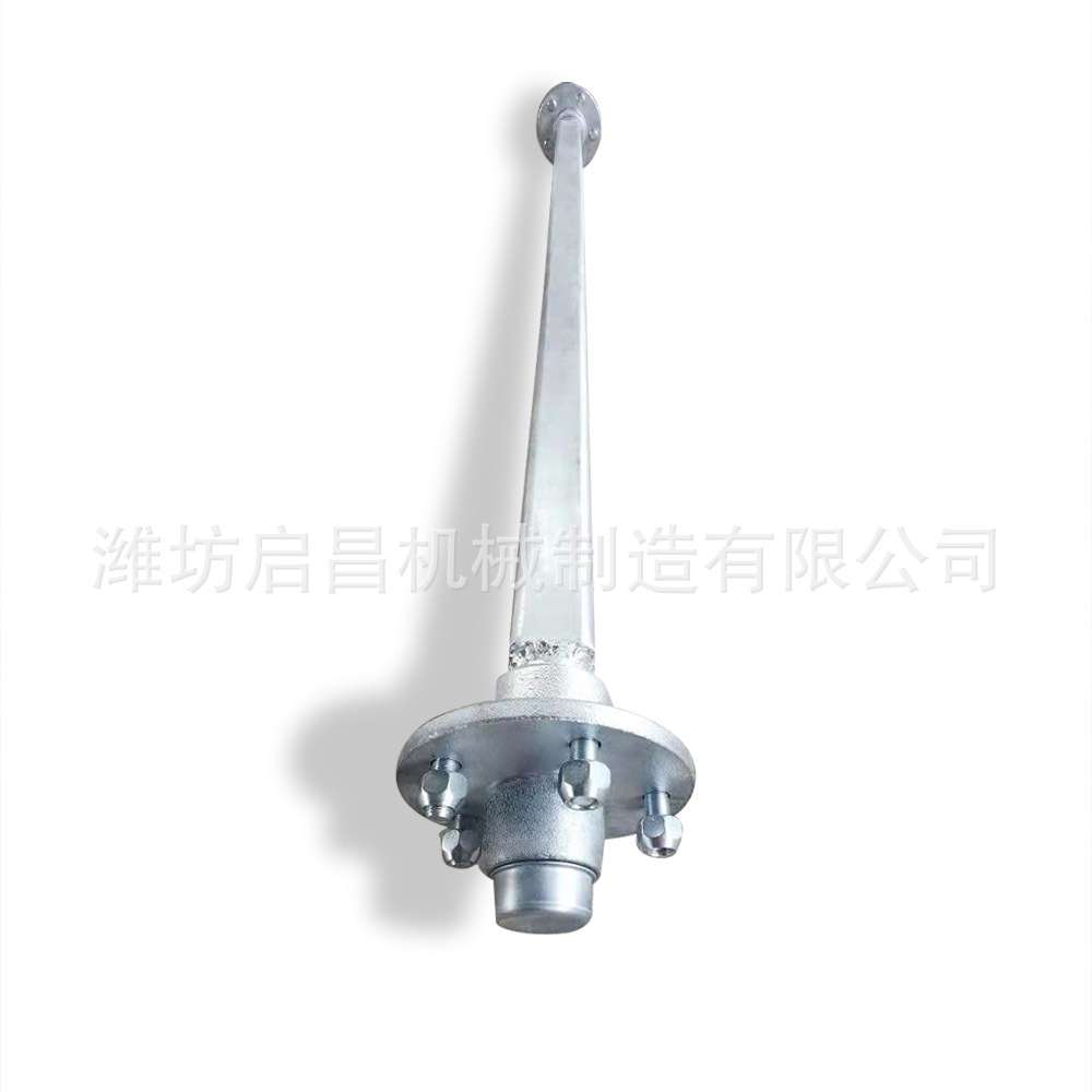 澳大利亚游艇拖车车桥 镀锌方轴圆轴 拖车轴总成PCD114.3