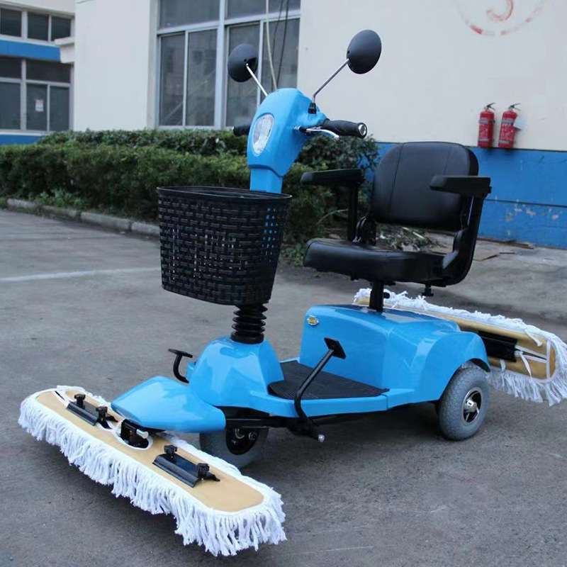 常青电动尘推车厂家三轮四轮小型家用尘推车商场公司用驾驶尘推车