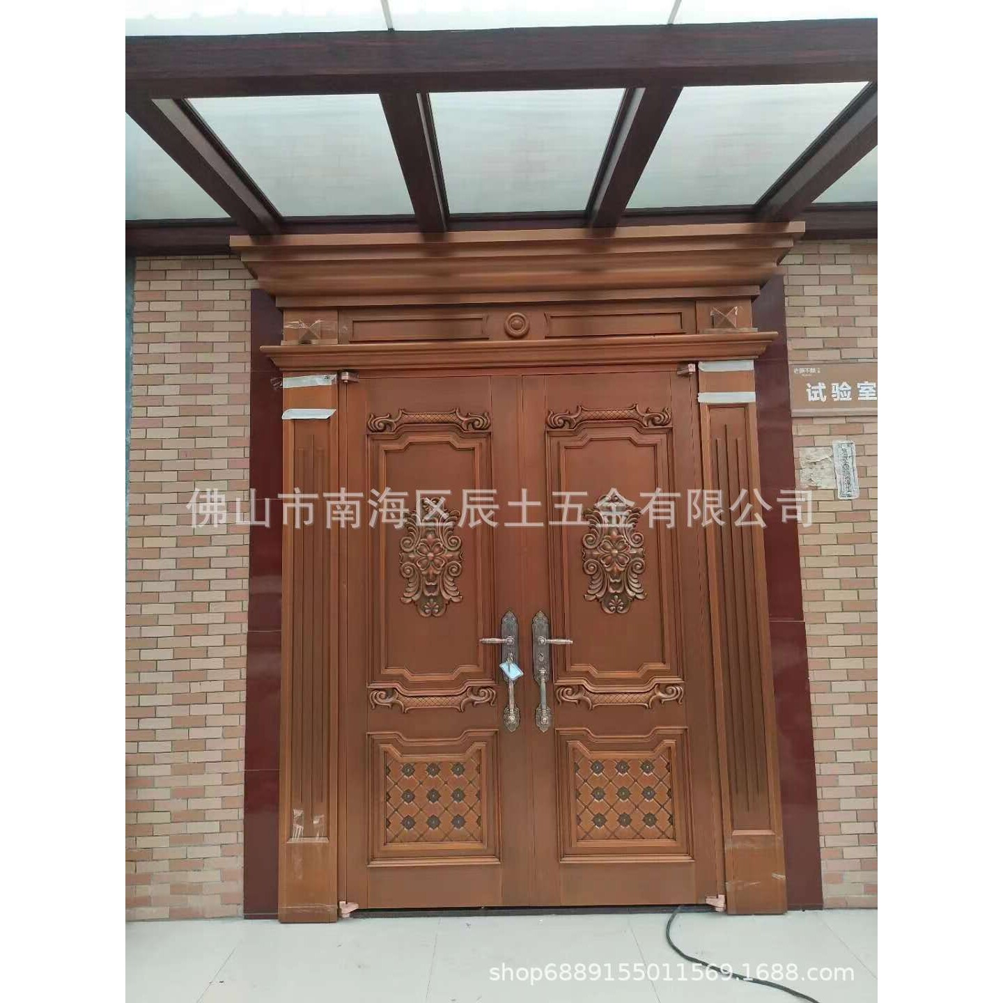 别墅铜门庭院图片深圳厂焊接防盗门佛山进户门入户