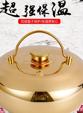 加厚纯铜汤婆子取暖水壶老人冬天被窝烫壶睡觉热水壶家用暖床保温