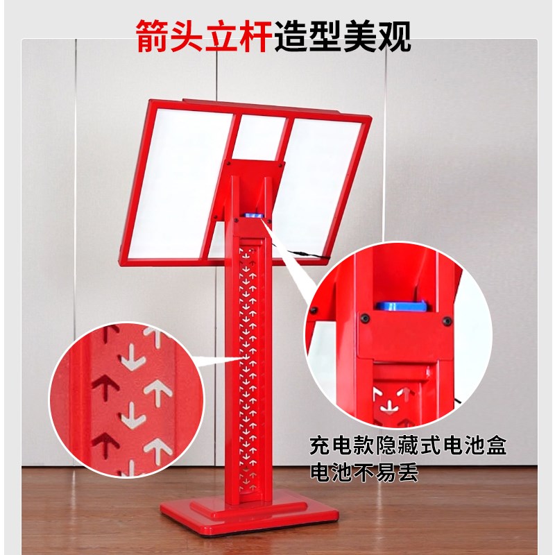 点餐发光灯箱广告牌定制led展示立牌充电移动店门口网红菜单展架