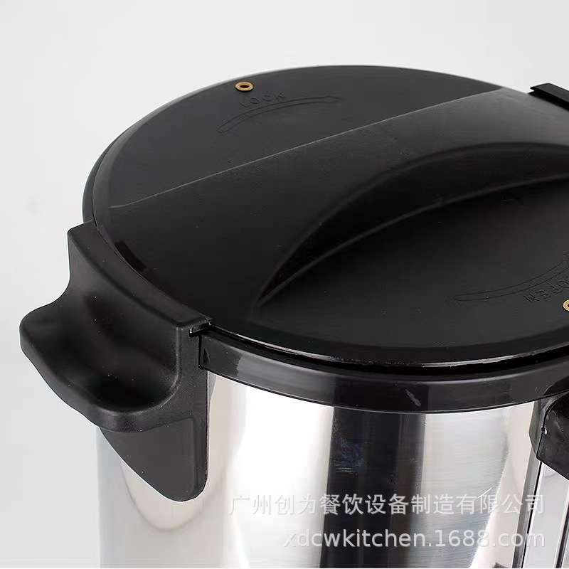 商用大容量304不锈钢双层开水桶奶茶店20L保温桶家用电热开水器烧
