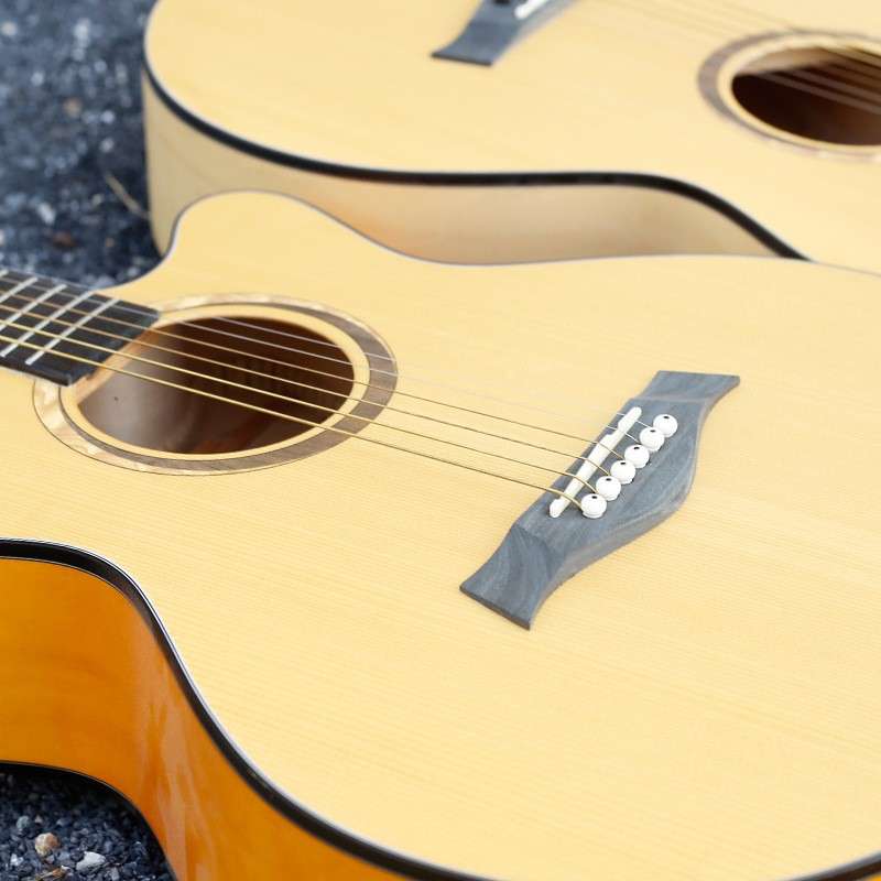 41寸民谣木吉他 云杉南阳木五段EQ电箱吉他guitar工厂直供乐器
