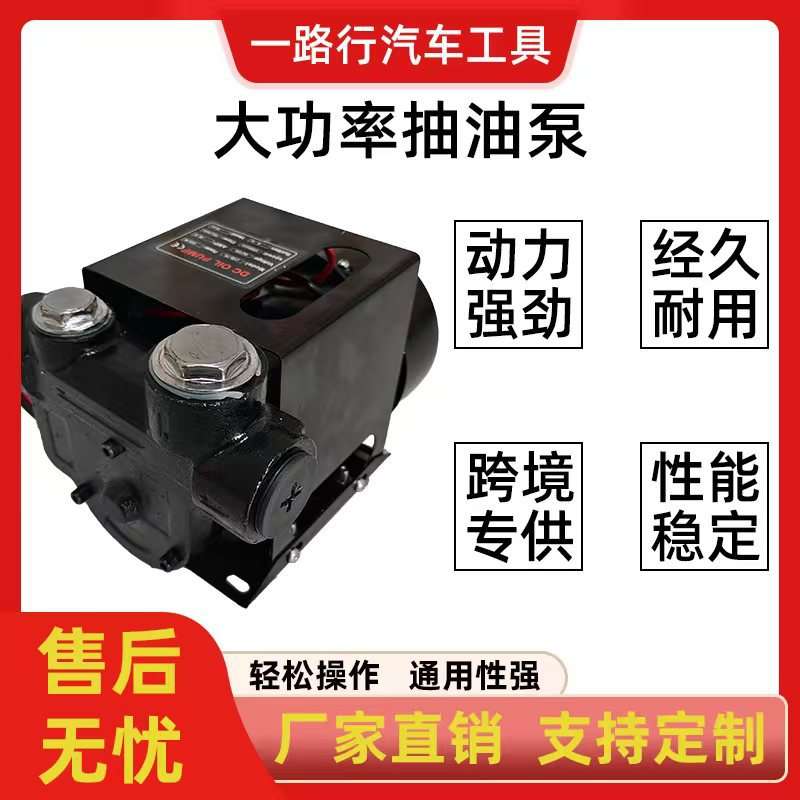 12V24V550W柴油煤油泵大功率强吸力自吸油泵厂家供应加油机器