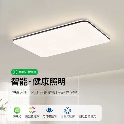 大气Fled吸顶灯客厅灯超薄家用卧室灯具简约现代新款极简