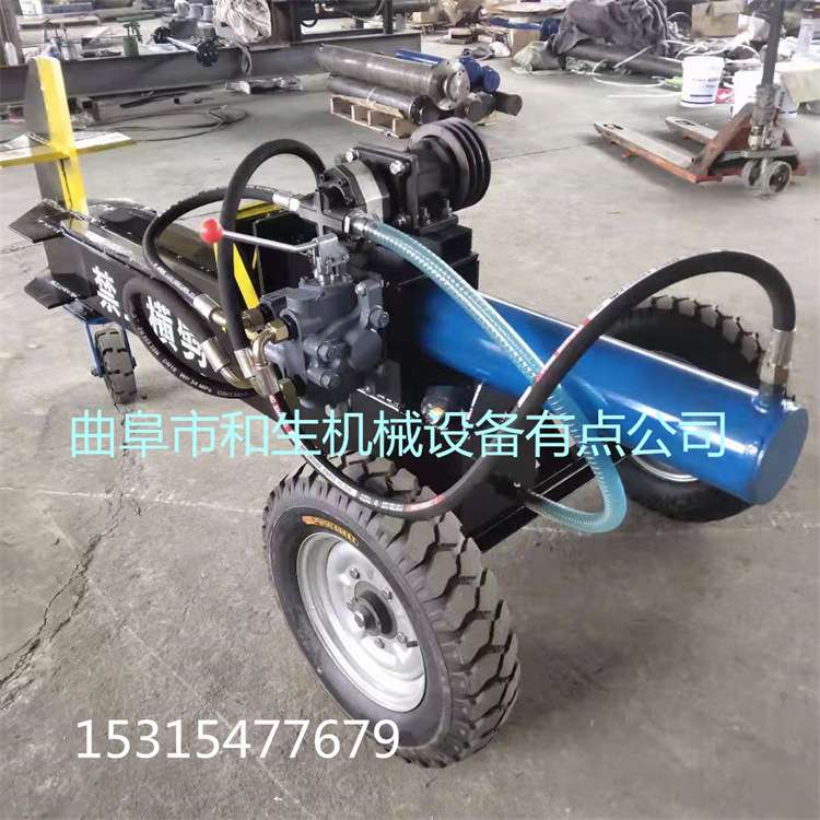 和生液压劈木机柴油动力果木液压劈柴机树根电动液压劈木机